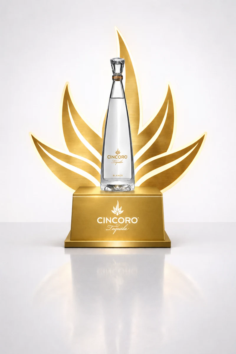 Sculptural bottle display concept