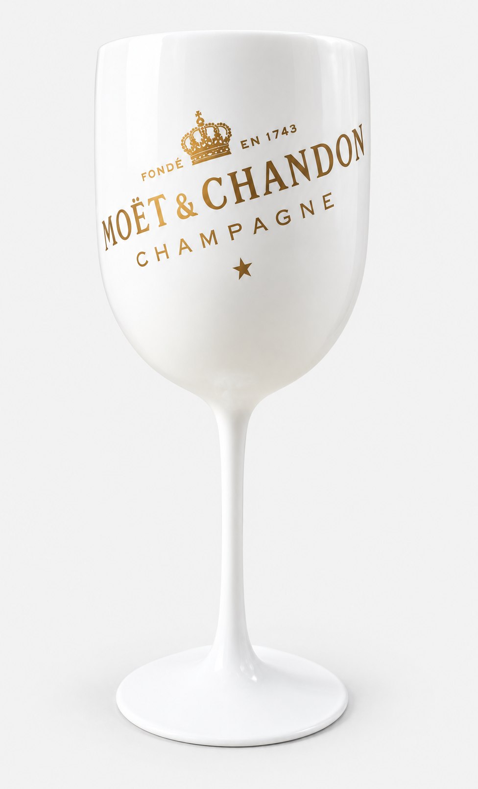 Moët Chandon horizontal logo goblet — Drinkware