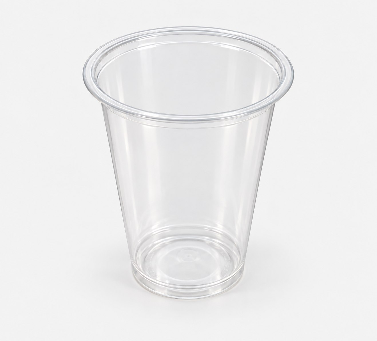 Clear disposable cup 440ml — Drinkware