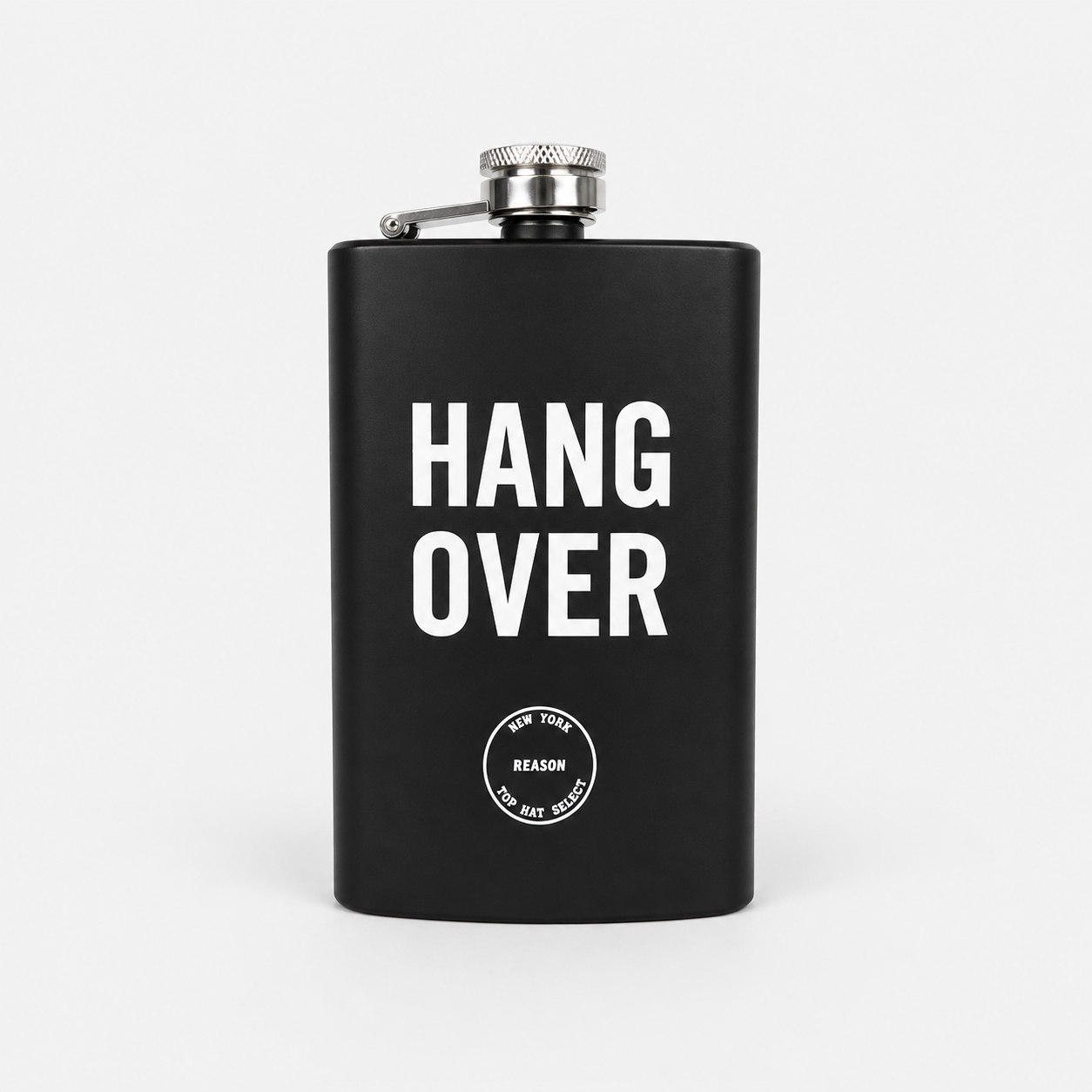 Hang Over black hip flask — Bar Tools & Accessories