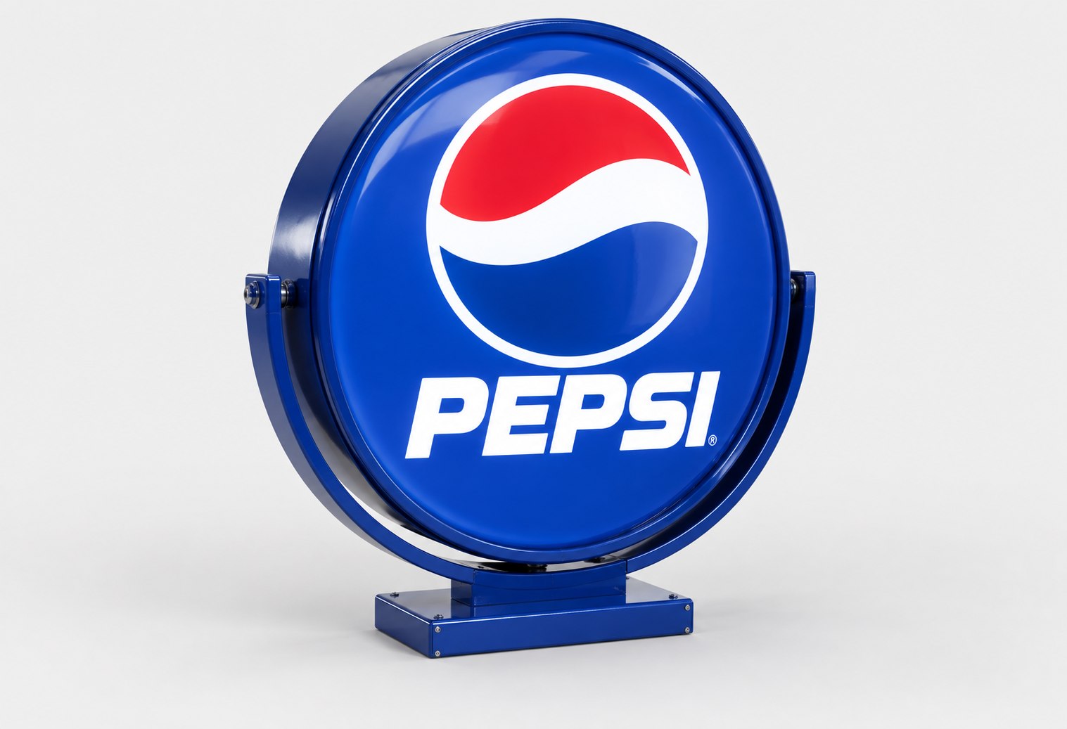 Pepsi blue rotating lightbox — Signs & Illuminated Signage