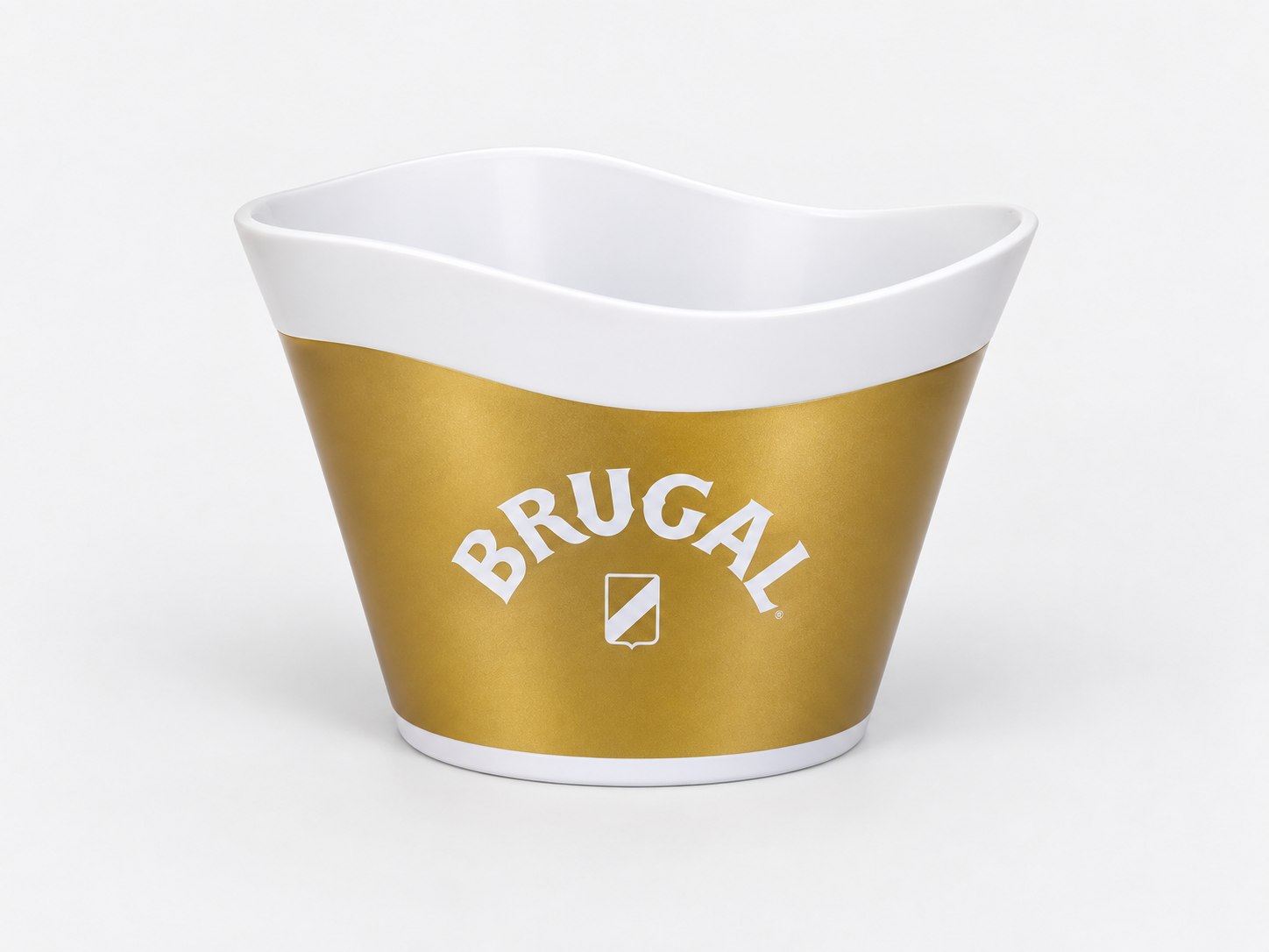 Brugal gold white ice bucket — Ice Buckets & Coolers
